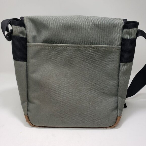 Supreme Canvas Messenger Bag Green/Brown Adjustable Strap Durable & Stylish - Picture 2 of 12